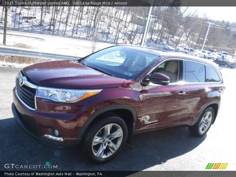 Ooh La La Rouge Mica / Almond 2015 Toyota Highlander Limited AWD