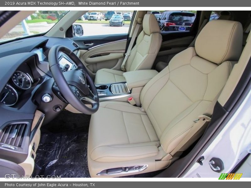 White Diamond Pearl / Parchment 2019 Acura MDX Technology SH-AWD
