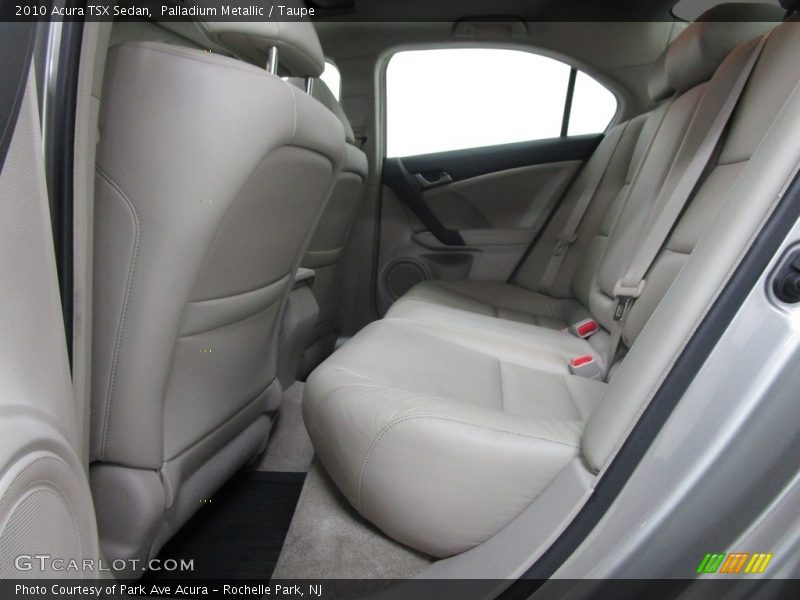 Palladium Metallic / Taupe 2010 Acura TSX Sedan