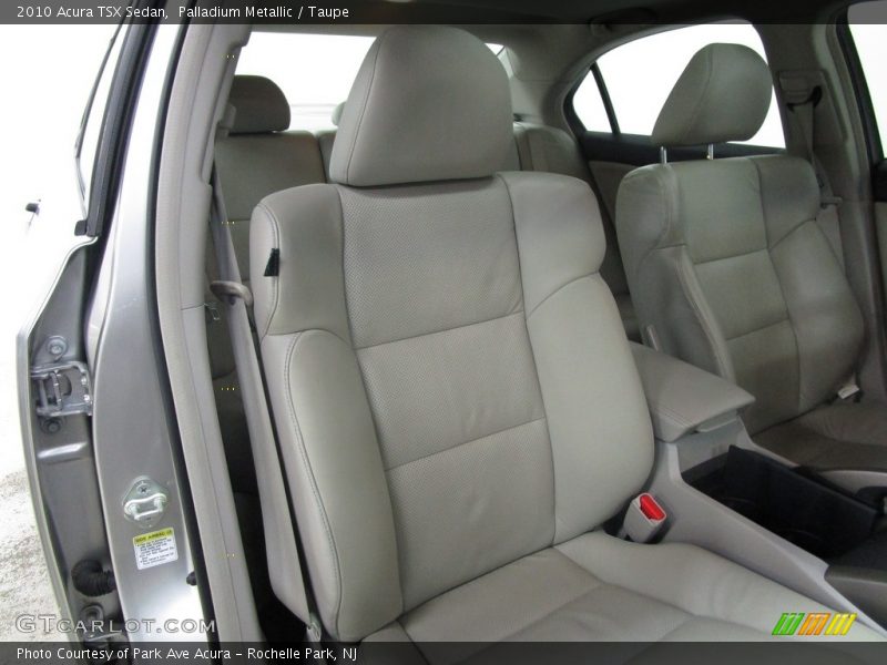 Palladium Metallic / Taupe 2010 Acura TSX Sedan