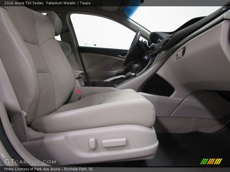 Palladium Metallic / Taupe 2010 Acura TSX Sedan