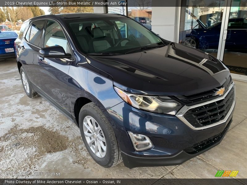 Storm Blue Metallic / Medium Ash Gray 2019 Chevrolet Equinox LT