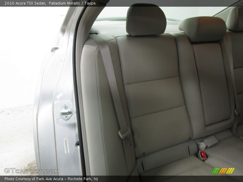 Palladium Metallic / Taupe 2010 Acura TSX Sedan