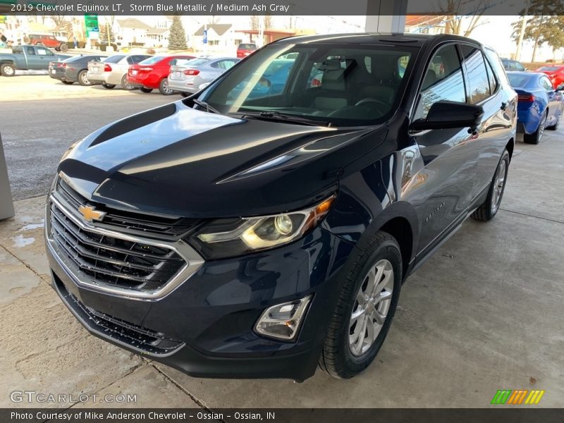 Storm Blue Metallic / Medium Ash Gray 2019 Chevrolet Equinox LT