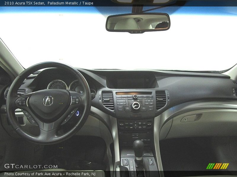 Palladium Metallic / Taupe 2010 Acura TSX Sedan
