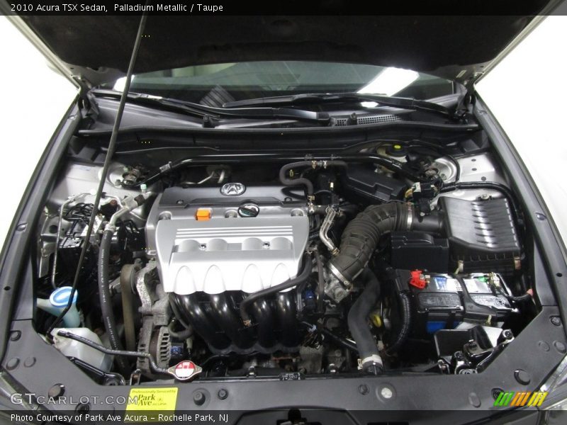 Palladium Metallic / Taupe 2010 Acura TSX Sedan