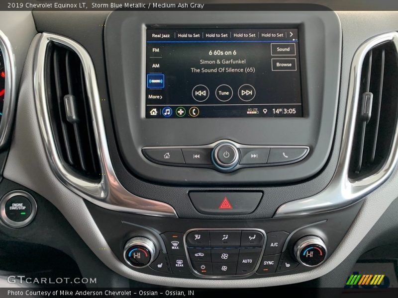 Storm Blue Metallic / Medium Ash Gray 2019 Chevrolet Equinox LT