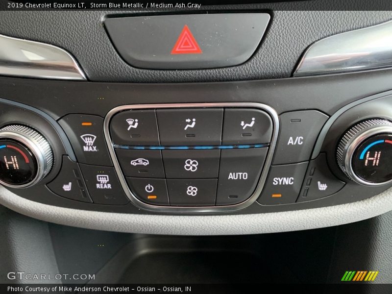 Storm Blue Metallic / Medium Ash Gray 2019 Chevrolet Equinox LT