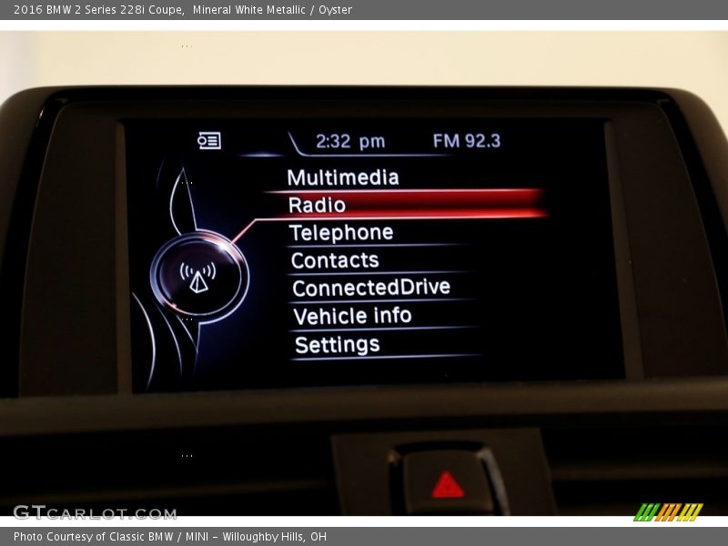 Mineral White Metallic / Oyster 2016 BMW 2 Series 228i Coupe