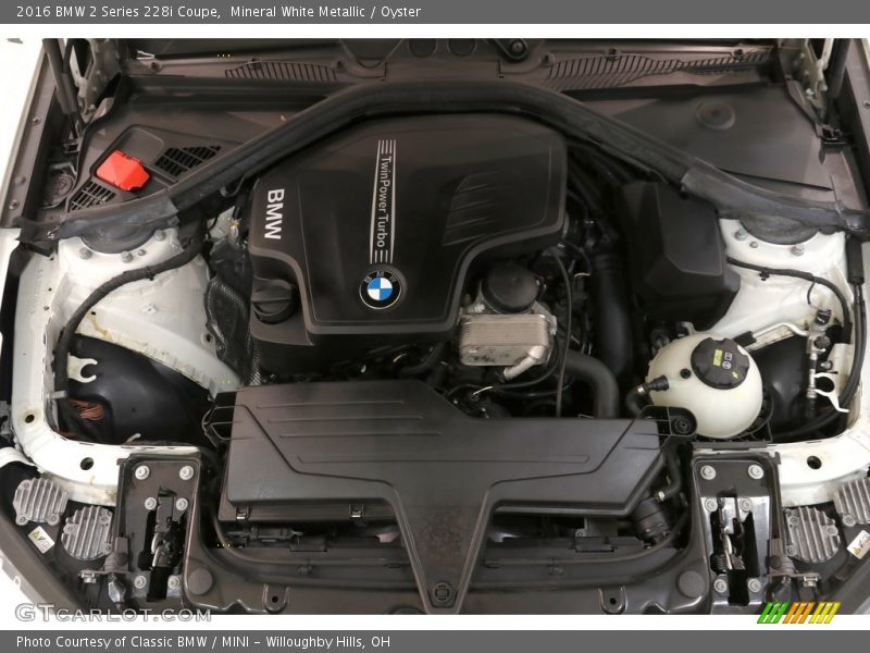 Mineral White Metallic / Oyster 2016 BMW 2 Series 228i Coupe