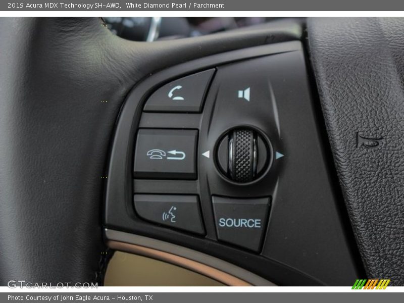 White Diamond Pearl / Parchment 2019 Acura MDX Technology SH-AWD