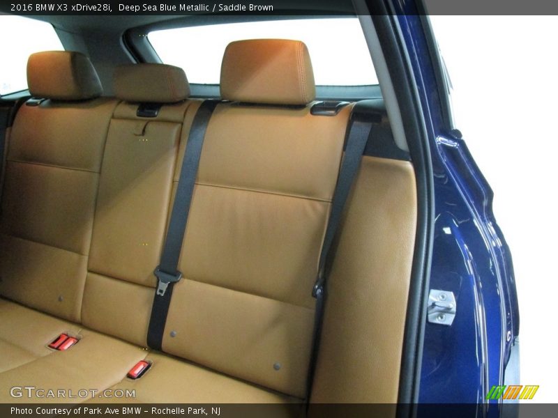 Deep Sea Blue Metallic / Saddle Brown 2016 BMW X3 xDrive28i