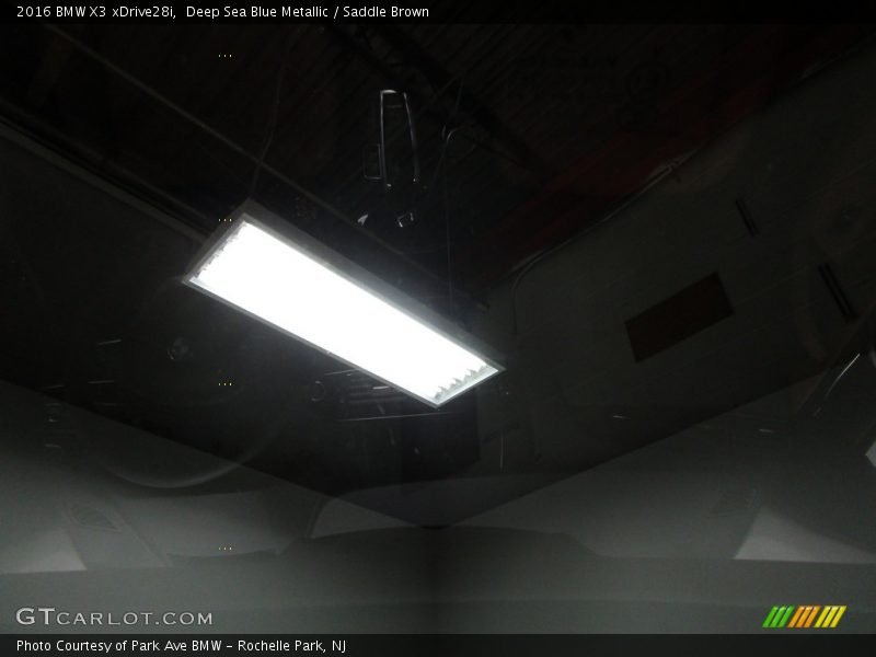 Deep Sea Blue Metallic / Saddle Brown 2016 BMW X3 xDrive28i