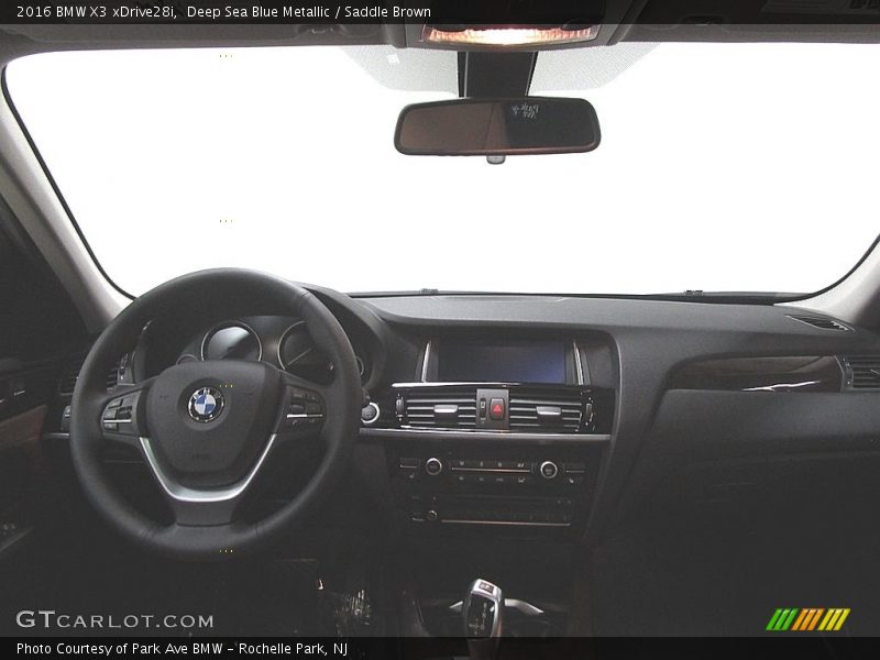 Deep Sea Blue Metallic / Saddle Brown 2016 BMW X3 xDrive28i