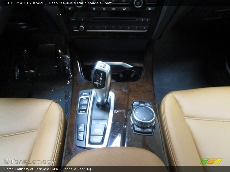 Deep Sea Blue Metallic / Saddle Brown 2016 BMW X3 xDrive28i