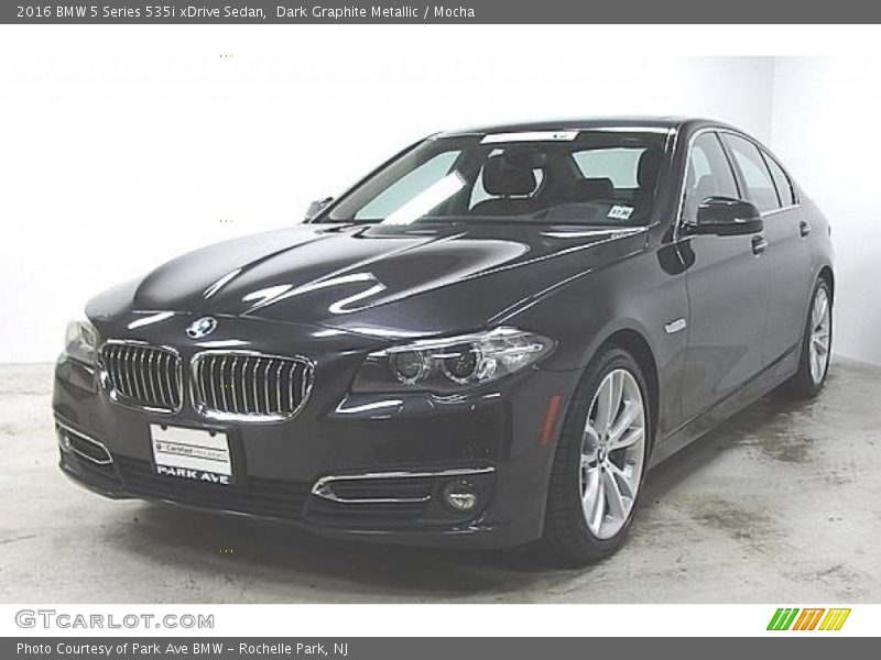 Dark Graphite Metallic / Mocha 2016 BMW 5 Series 535i xDrive Sedan