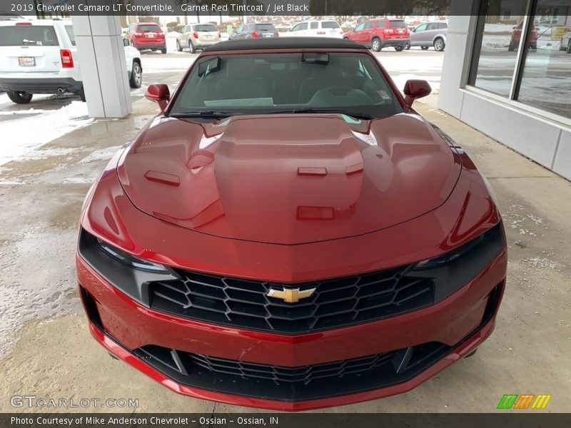 Garnet Red Tintcoat / Jet Black 2019 Chevrolet Camaro LT Convertible