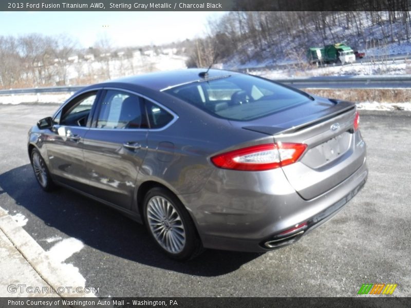 Sterling Gray Metallic / Charcoal Black 2013 Ford Fusion Titanium AWD