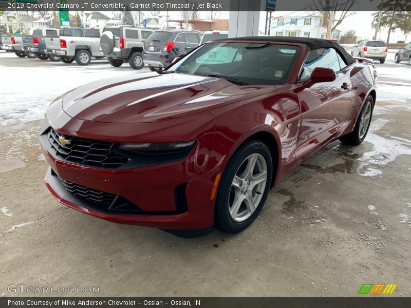 Garnet Red Tintcoat / Jet Black 2019 Chevrolet Camaro LT Convertible