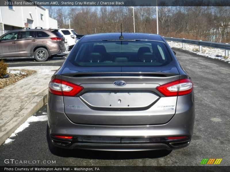 Sterling Gray Metallic / Charcoal Black 2013 Ford Fusion Titanium AWD