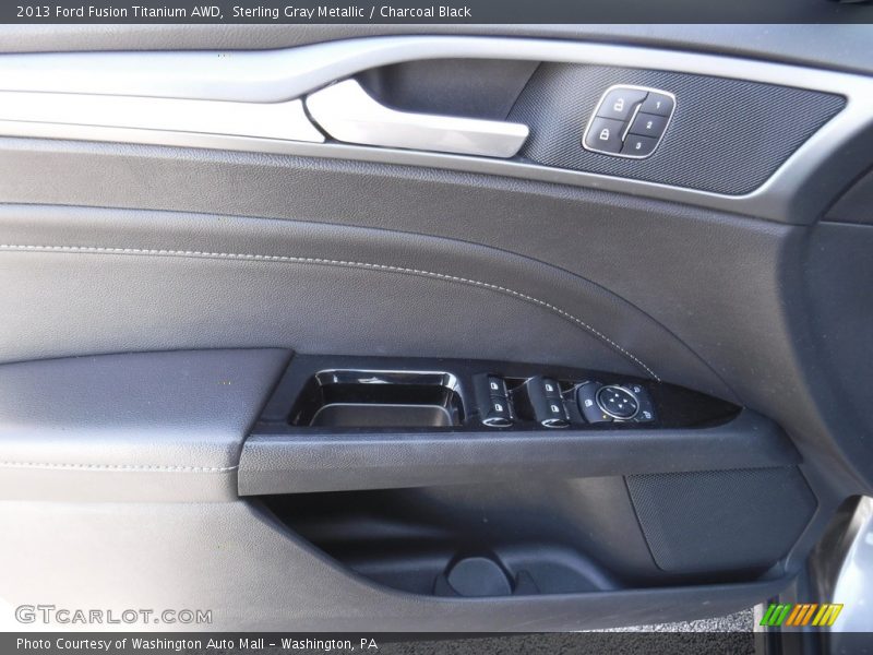 Sterling Gray Metallic / Charcoal Black 2013 Ford Fusion Titanium AWD