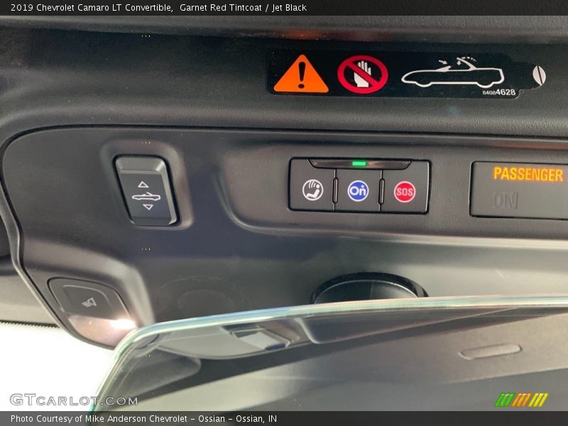 Garnet Red Tintcoat / Jet Black 2019 Chevrolet Camaro LT Convertible