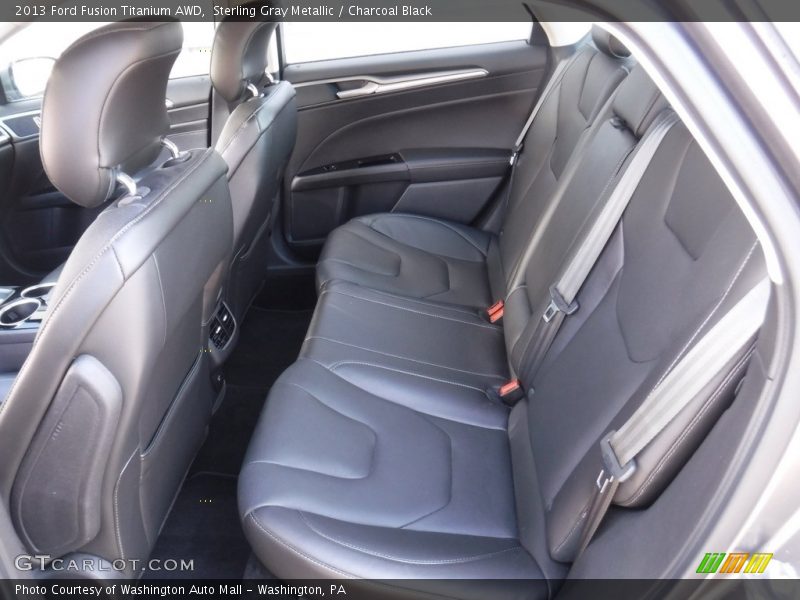 Sterling Gray Metallic / Charcoal Black 2013 Ford Fusion Titanium AWD
