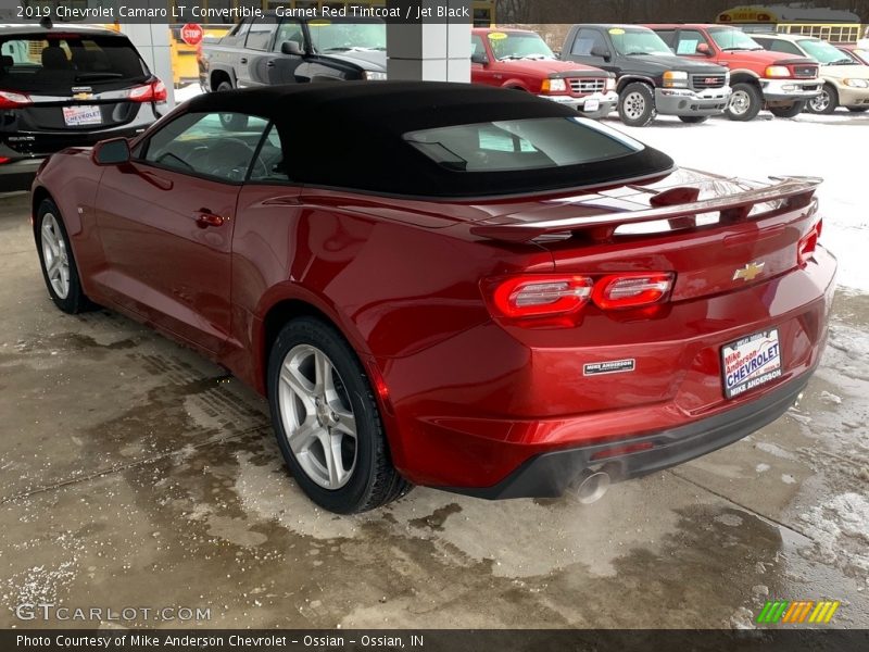 Garnet Red Tintcoat / Jet Black 2019 Chevrolet Camaro LT Convertible