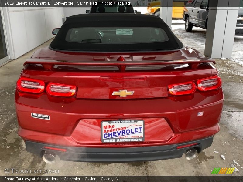 Garnet Red Tintcoat / Jet Black 2019 Chevrolet Camaro LT Convertible