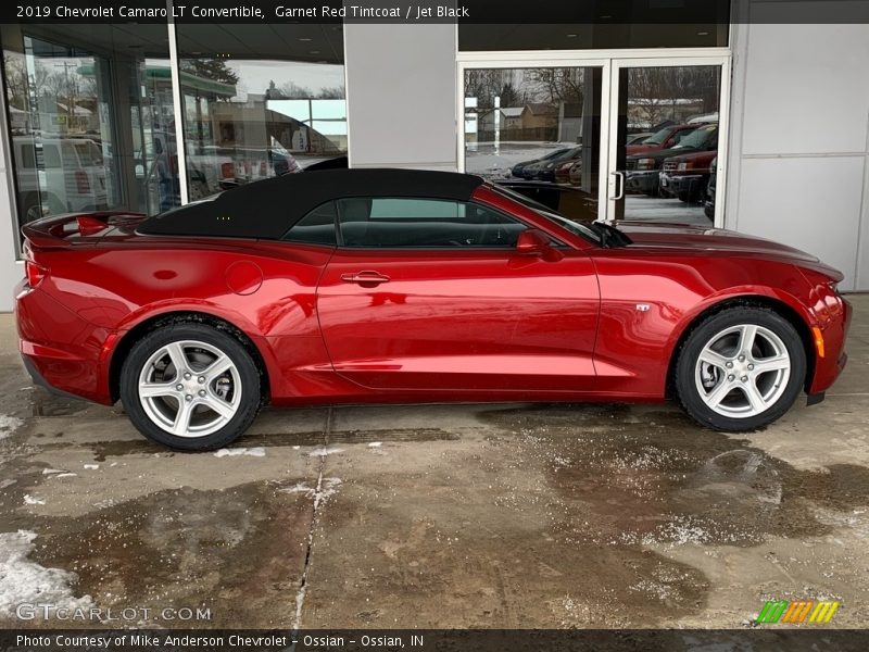Garnet Red Tintcoat / Jet Black 2019 Chevrolet Camaro LT Convertible