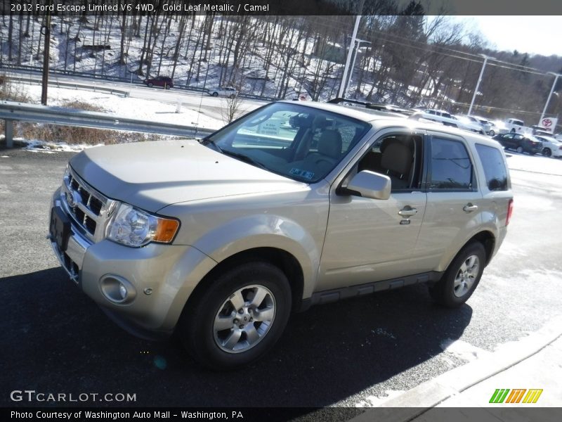 Gold Leaf Metallic / Camel 2012 Ford Escape Limited V6 4WD