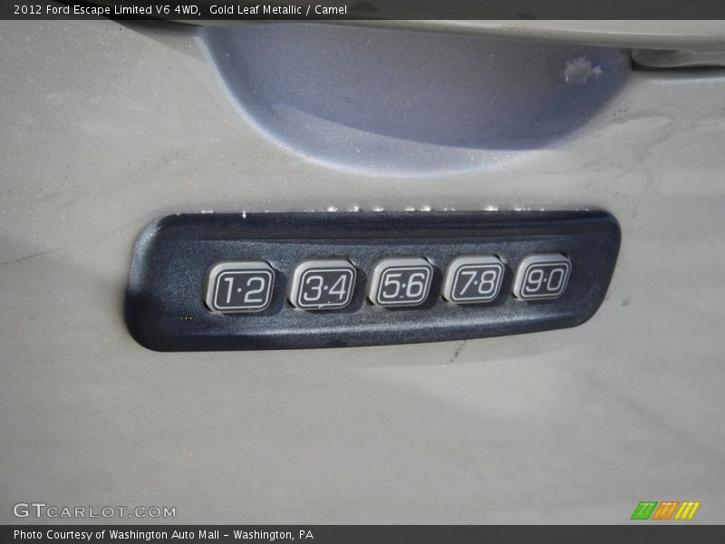 Gold Leaf Metallic / Camel 2012 Ford Escape Limited V6 4WD