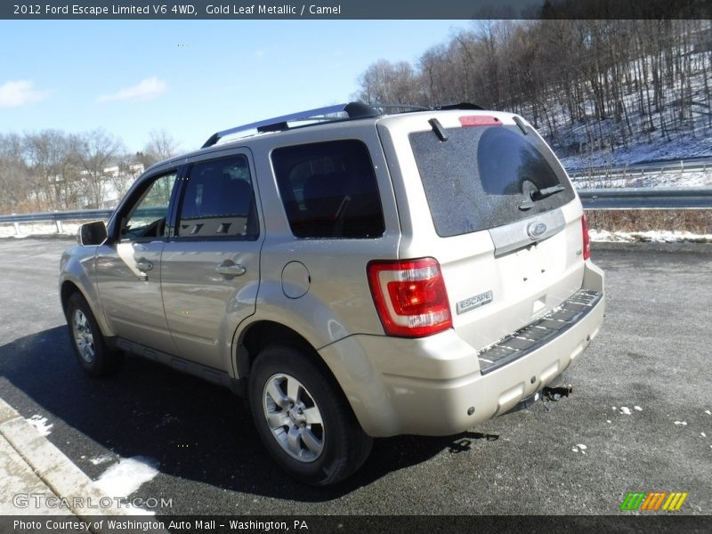 Gold Leaf Metallic / Camel 2012 Ford Escape Limited V6 4WD