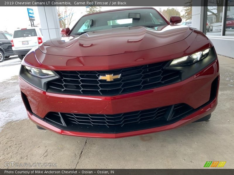 Garnet Red Tintcoat / Jet Black 2019 Chevrolet Camaro LT Convertible