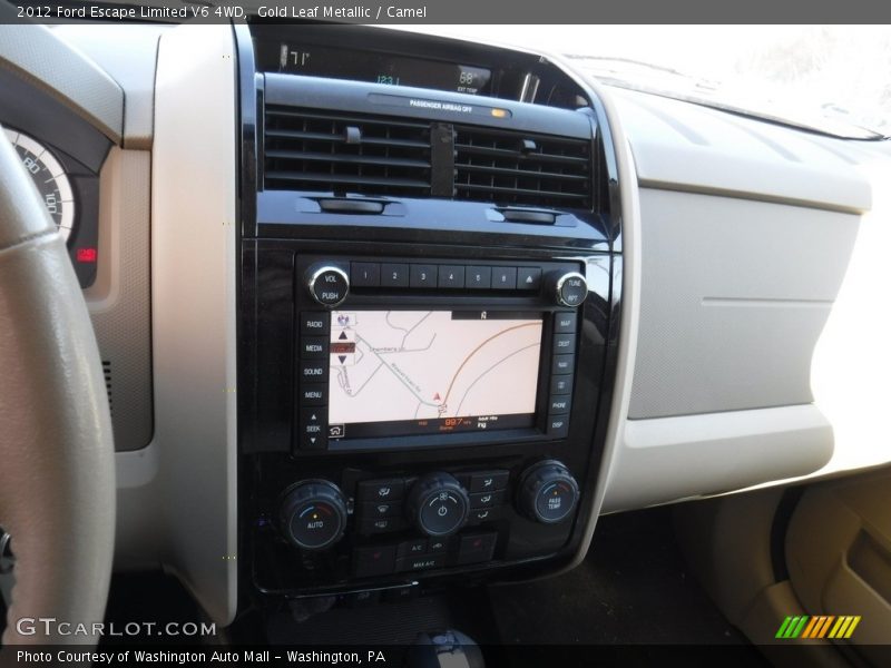 Gold Leaf Metallic / Camel 2012 Ford Escape Limited V6 4WD