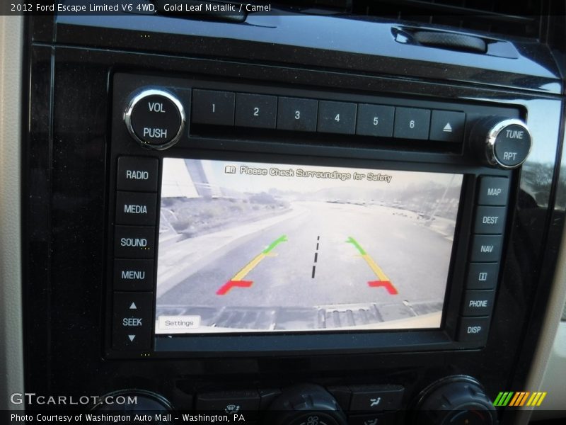 Gold Leaf Metallic / Camel 2012 Ford Escape Limited V6 4WD