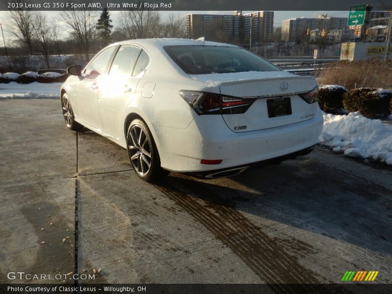 Ultra White / Rioja Red 2019 Lexus GS 350 F Sport AWD
