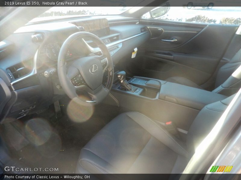 Nebula Gray Pearl / Black 2019 Lexus ES 350