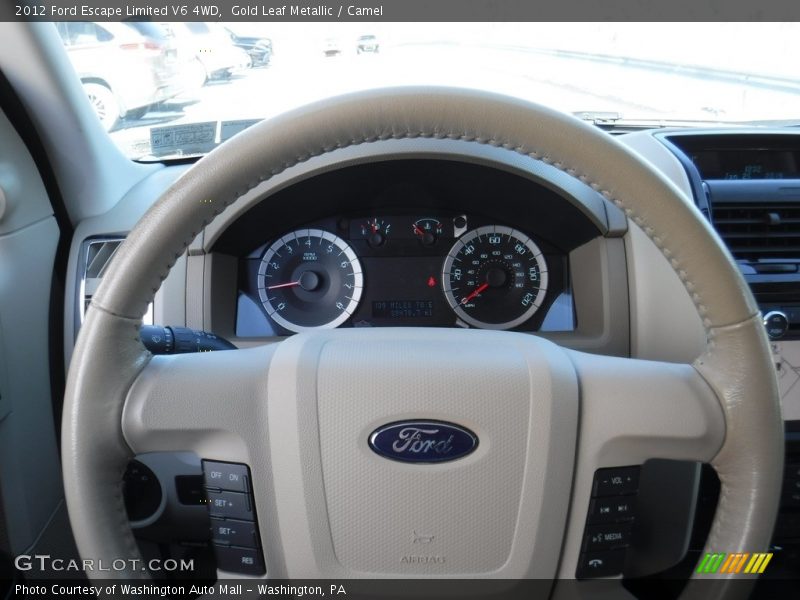 Gold Leaf Metallic / Camel 2012 Ford Escape Limited V6 4WD