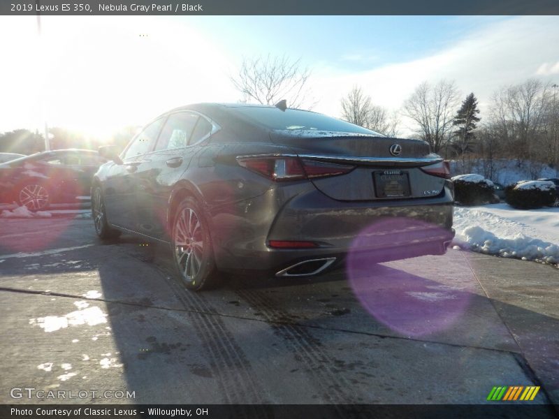 Nebula Gray Pearl / Black 2019 Lexus ES 350