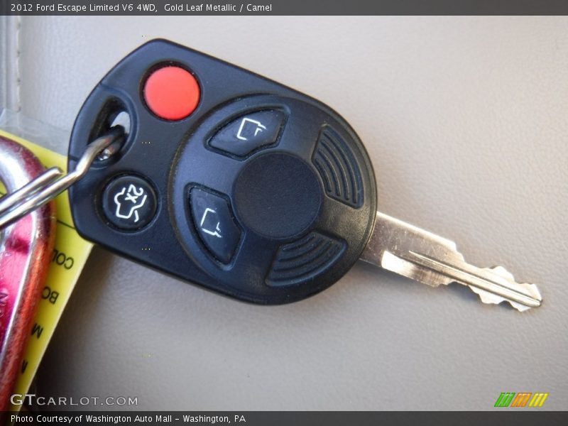 Gold Leaf Metallic / Camel 2012 Ford Escape Limited V6 4WD