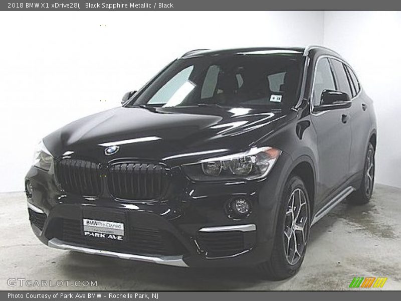 Black Sapphire Metallic / Black 2018 BMW X1 xDrive28i