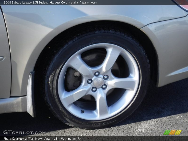 Harvest Gold Metallic / Warm Ivory 2008 Subaru Legacy 2.5i Sedan
