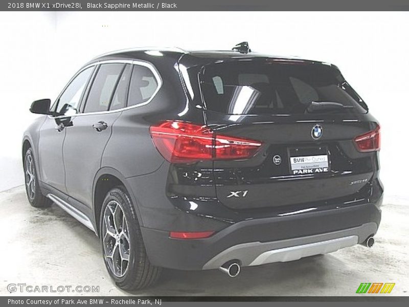 Black Sapphire Metallic / Black 2018 BMW X1 xDrive28i