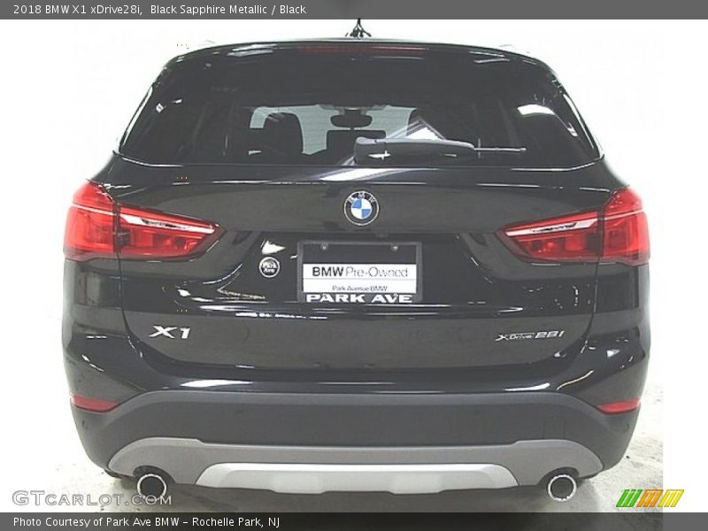 Black Sapphire Metallic / Black 2018 BMW X1 xDrive28i