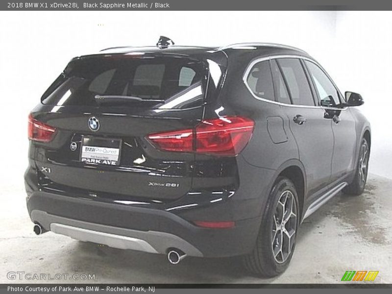 Black Sapphire Metallic / Black 2018 BMW X1 xDrive28i