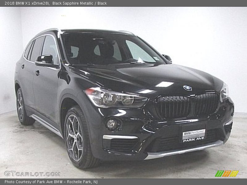 Black Sapphire Metallic / Black 2018 BMW X1 xDrive28i