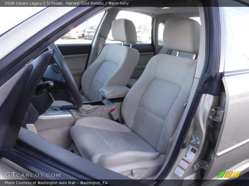 Harvest Gold Metallic / Warm Ivory 2008 Subaru Legacy 2.5i Sedan