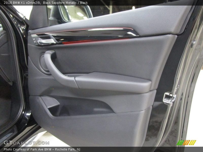Black Sapphire Metallic / Black 2018 BMW X1 xDrive28i