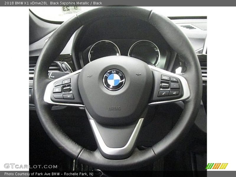 Black Sapphire Metallic / Black 2018 BMW X1 xDrive28i